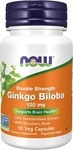 Now, Ginkgo Biloba 120 Mg, Double Strength, Non-gmo Project VERIFIED,50 Veg Caps. Fixed Price $15.89.