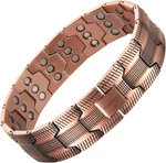 Magenergy Copper Bracelet For Men, 3-ROW Design, Ultra Strength Magnetic. Fixed Price $39.29.