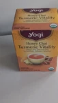 Yogi Honey Chai Turmeric Vitality Tea, Caffeine Free, Usda Organic, 16 Bags. Fixed Price $24.84.