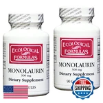 Ecological Formulas Monolaurin 300 Mg 180 Capsules 90 X 2 Bottles. Fixed Price $60.34.