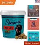 Versatile Raw Nutrition Beef Liver Treats, 4 Oz Tub - Great For Dogs & Cats. Fixed Price $23.99.