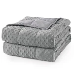 Weighted Blanket For Adults, Minky Dots Heavy Woman,man Sleeping .... Fixed Price $74.01.