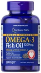 Puritans Pride Double Strength OMEGA3 Fish Oil 1200 MG/600 -90SOFTGELS. Fixed Price $9.99.