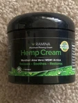 Ramina Maximum Potency Hemp Cream Pain Relief 4 Oz. Jar Factory Sealed. Fixed Price $35.00.