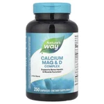 Natures Way, Calcium Mag & D Complex, 250 Capsules. Fixed Price $74.96.