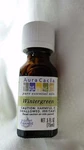 Aura Cacia Pure Aromatherapy 100% Essential Oil Wintergreen .5 Fl OZ(15 Ml). Fixed Price $10.00.