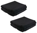 2PK 11.5'X20' Black Pre Tarp Blanket W/ Grommets - Moving For Packing. Fixed Price $182.79.