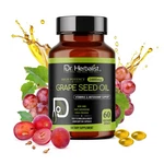 Dr. Herbalist Grape Seed Oil 60CT Halal Vegan Non-gmo. Fixed Price $18.99.
