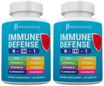 2-PACK Immune Support 8 1 Capsules Zinc Vitamin D3 5000 Iu,. Fixed Price $19.95.