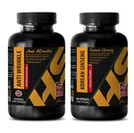 Anti Aging Skin Care - Wrinkle Korean Ginseng Energy Pills Combo 2BOT. Fixed Price $33.99.