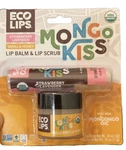 New Organic Eco Lips Mongo Kiss Strawberry Lavendar Balm Vanilla Honey Scrub. Fixed Price $18.00.