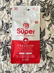 The Super Company Freedom - Pack Of 30 Patches Pain Relief Fast Ship. Fixed Price $64.95.