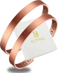 Biomag 2PCS 99.99% Copper For Women, Adjustable Magnetic Bracelets Bang. Fixed Price $26.98.