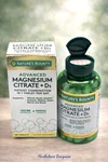 Natures Bounty Advanced Magnesium Citrate + D3, 90 Tablets, EXP-07/2027. Fixed Price $12.49.