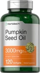 Pumpkin Seed Oil 3000 Mg Cold Pressed Essential Omega Fatty Acids, 120 Softgels. Fixed Price $14.99.