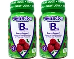 Vitafusion B12 1000 Mcg Gummy Vitamins, Delicious Raspberry Flavor, 60CT Pack. Fixed Price $15.50.