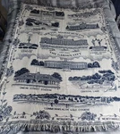 Newton Woven Throw Blanket 63X47 Fringed Tapestry Reversible City Landmarks. Fixed Price $53.55.