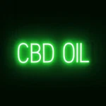 Spellbrite Cbd Oil Sign Neon Look, Led Light 23.4" X 6.3". Fixed Price $204.00.