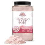 Salt Co Kashmir 5 Lbs Pink Himalayan Bulk Jar, X-fine 100% Pure, Food. Fixed Price $25.21.