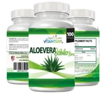 Herbal Detox Aloe Vera Gel Supplement Supports Digestion -100 Capsules 20,000MG. Fixed Price $14.83.