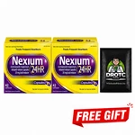 Nexium 24HR Acid Reducer 42 Capsules 2-PACK + Free Otc Gift Exp 08/2028. Fixed Price $38.99.