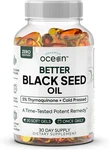 Black Seed Oil Cold Pressed Nigella Sativa Pure 5% Thymoquinone 1 Pack. Fixed Price $54.12.