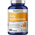 Nusapure Daily Multivitamin Vegetable Magnesium Stearate 60 Tabs Non-gmo. Fixed Price $12.35.