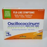 Boiron Oscillococcinum Homeopathic Single Dose Tubes, 12 Meltaway Pellets. Fixed Price $14.99.