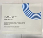 Nutrafol Skin Clear Pack Months Supply 360 Capsules Exp 9/25. Fixed Price $89.00.
