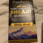 Himalayan Shilajit Gummies, Organic 400MG Four Boosting Energy, Focus And Mood. Fixed Price $18.97.