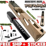 Aggressive Arms Fde Tan Mamba Complete Ported Slide Barrel For Glock 17 Gen 5. Fixed Price $329.00.