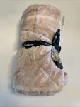 Nwt Minky Couture Sorbet Blanket Size Adult 50X60 Blush Pink Msrp $179. Fixed Price $125.00.