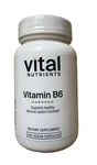 Vital Nutrients Vitamin B6 Capsules - 100MG Count Ex: 11/26. Fixed Price $13.59.