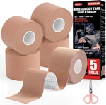 5 Roll Kinesiology Tape Athletic Muscle Support Sport Elastic Physio Therapeutic. Fixed Price $17.11.