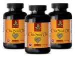 Chia Seed Oil 2000MG Organic Omega 3-6-9 Lose Weight Health Hair Skin 3B. Fixed Price $76.33.