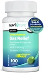 Nuvicare Extra Strength Gas Relief - 100 Softgels (pack 1), Green. Fixed Price $18.69.