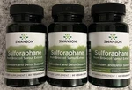 Swanson Sulforaphane From Broccoli Sprout Extract 400 Mcg 3X60 Veg Caps. Fixed Price $26.75.