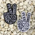 2X Peace Sign Patches Freedom Joy Love Unique Cool Embroidered Iron Sew. Fixed Price $12.99.