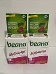 Beano Meltaways Food Enzyme Dietary Supplement 15 Tablets Strawberry Exp 05/26. Fixed Price $16.99.