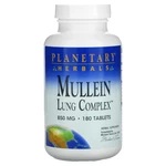 2 Planetary Herbals, Mullein Lung Complex, 850 Mg, 180 Tablets. Fixed Price $87.80.