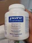 Pure Encapsulations Women's Nutrients - 180 Capsules Exp 11/26. Fixed Price $49.99.