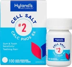 Hyland's Cell Salt #2 Calc Phos 6X 100 Tabs Quick Dissolving - Pack Of 3. Fixed Price $30.00.
