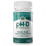 Phd Feminine Health 600 Mg Boric Acid Suppositories Woman Owned For Vagina.... Fixed Price $59.48.