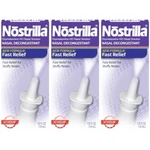 3 Pack Nostrilla Nasal Decongestant 12 Hour Fast Relief 15 Ml For Stuffy Noses. Fixed Price $19.71.