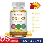 Vitamin D3 K2 (MK7) Capsules With 10000 Iu Extra Strength Supplements 120 Pills. Fixed Price $12.83.