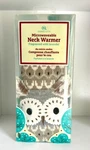 New Aroma Home Microwavable Knitted Plush Gray Owl Neck Warmer Body Wrap Scented. Fixed Price $14.50.