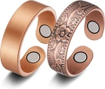 2PCS Copper Rings For Women Men,magnetic Therapy Ring, Adjustable Jewelry. Fixed Price $16.61.