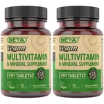 Deva Vegan Multivitamin, Mineral Supplement, Tiny Tablets, 90 Ct (2 Pack). Fixed Price $26.79.