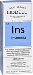 Liddell Insomnia Oral Sprays Homeopathic 20% Organic Alcohol 1 Ounce 30 Ml. Fixed Price $16.75.