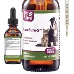 Petalive Easesure-s Dog And Cat Calming Drops Herbal Supplement To Relax. Fixed Price $43.50.
